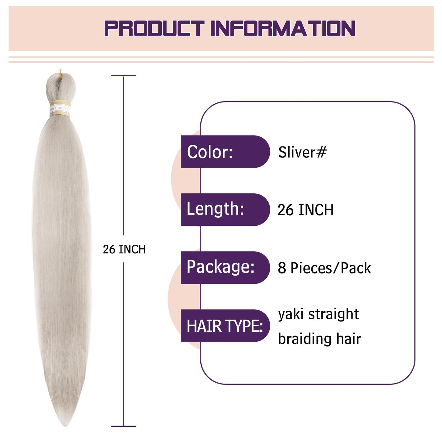 Beyond Beauty Braiding Hair pre stretched, Braids Synthetic Fiber Ombre Yaki Texture, Natural Easy Twist Braids Crochet Hair Hot Water Setting hair extensions