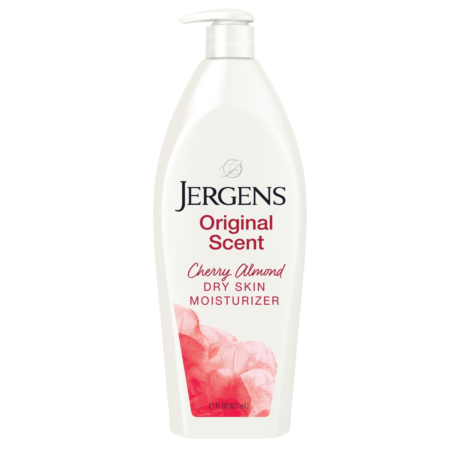 Jergens Original Scent Dry Skin Body Lotion, Hand and Body Moisturizer, Cherry Almond Essence, Dermatologist Tested, 21 Oz
