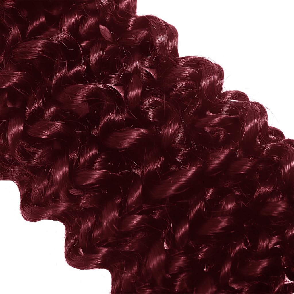 BUG Water Wave Bulk Human Braiding Hair No Weft Unprocessed Brazilian Virgin Human Hair Extensions Human Hair for Braiding No Weft (2 Braids Per of 1 pack 100g 16inch)