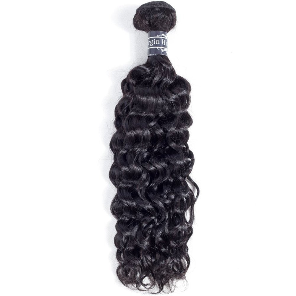 Amella Hair Brazilian Virgin Curly Hair Weave 1 Bundle 95g 8A 100% Unprocessed Brazilian Kinky Curly Bundles Natural Color (14 inch)
