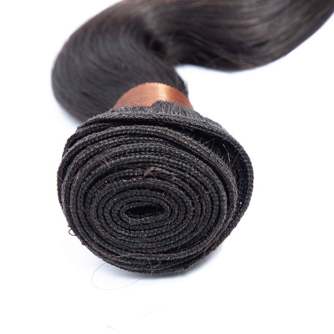 ANGIE QUEEN Brazilian Virgin Hair Human Hair Body Wave One Bundle 100% Unprocessed Human Hair Weave Extention Nature Black Color (16)