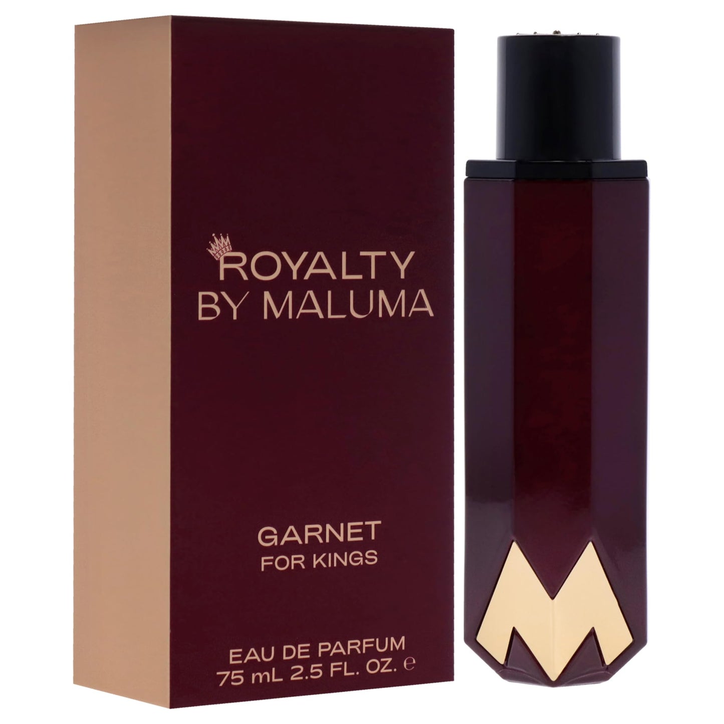 ROYALTY BY MALUMA Garnet from - Perfume for Men - Energetic and Daring Scent - Opens with Notes of Lavender and Pink Pepper - Perfect for Date Night or Evening Out - 2.5 oz EDP Spray