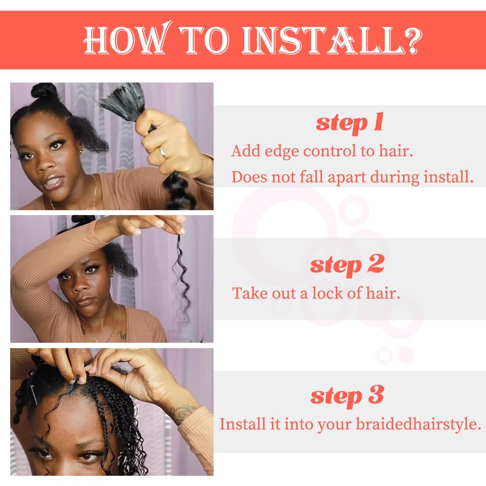 Human Braiding Hair for Boho Braids Human Hair 20 Inch 150g Deep Wave Bulk for Braiding No Weft 12A Wet and Wavy 3 Bundles Human Hair for Boho Knotless Braids