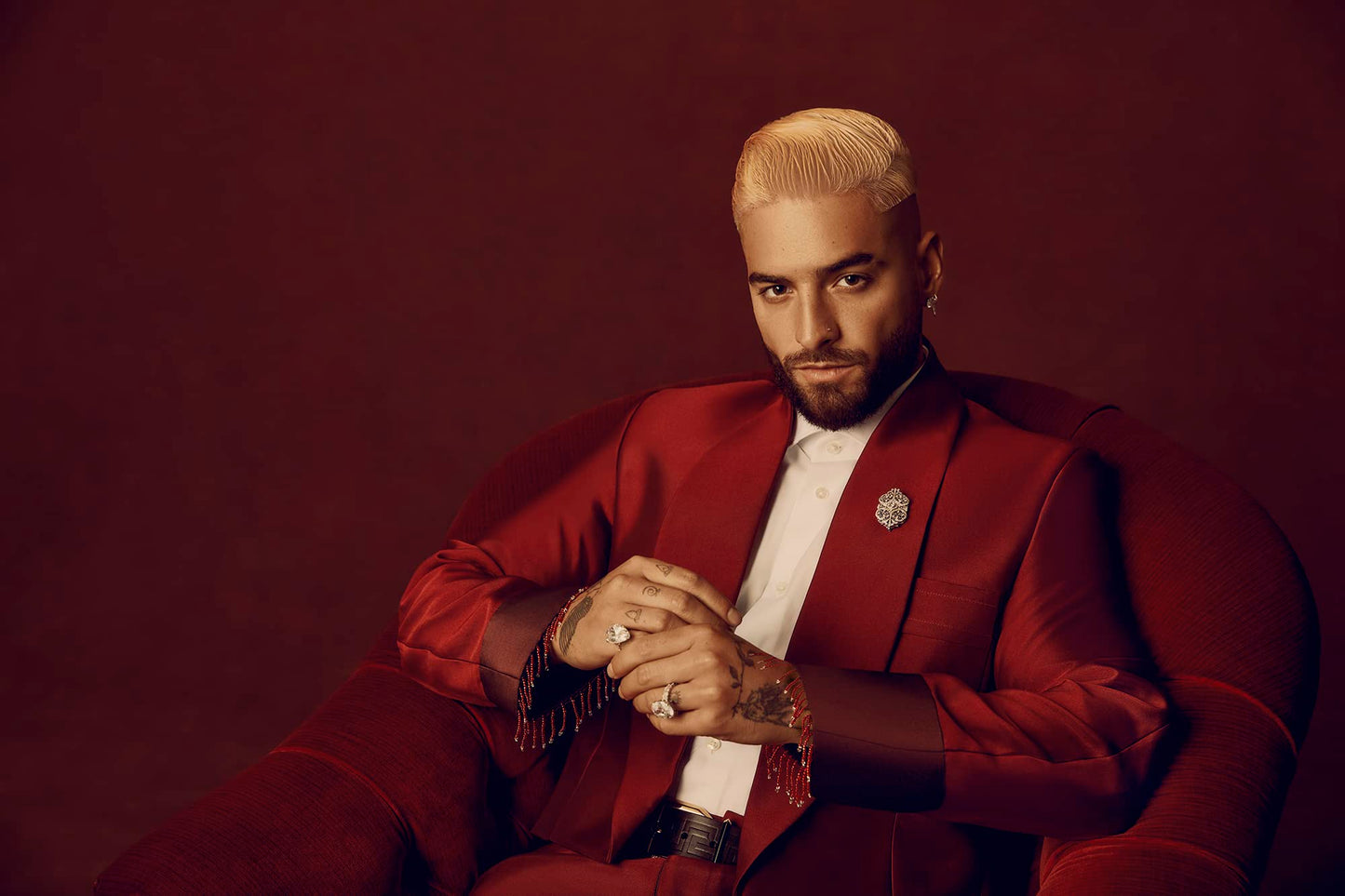 ROYALTY BY MALUMA Garnet from - Perfume for Men - Energetic and Daring Scent - Opens with Notes of Lavender and Pink Pepper - Perfect for Date Night or Evening Out - 2.5 oz EDP Spray