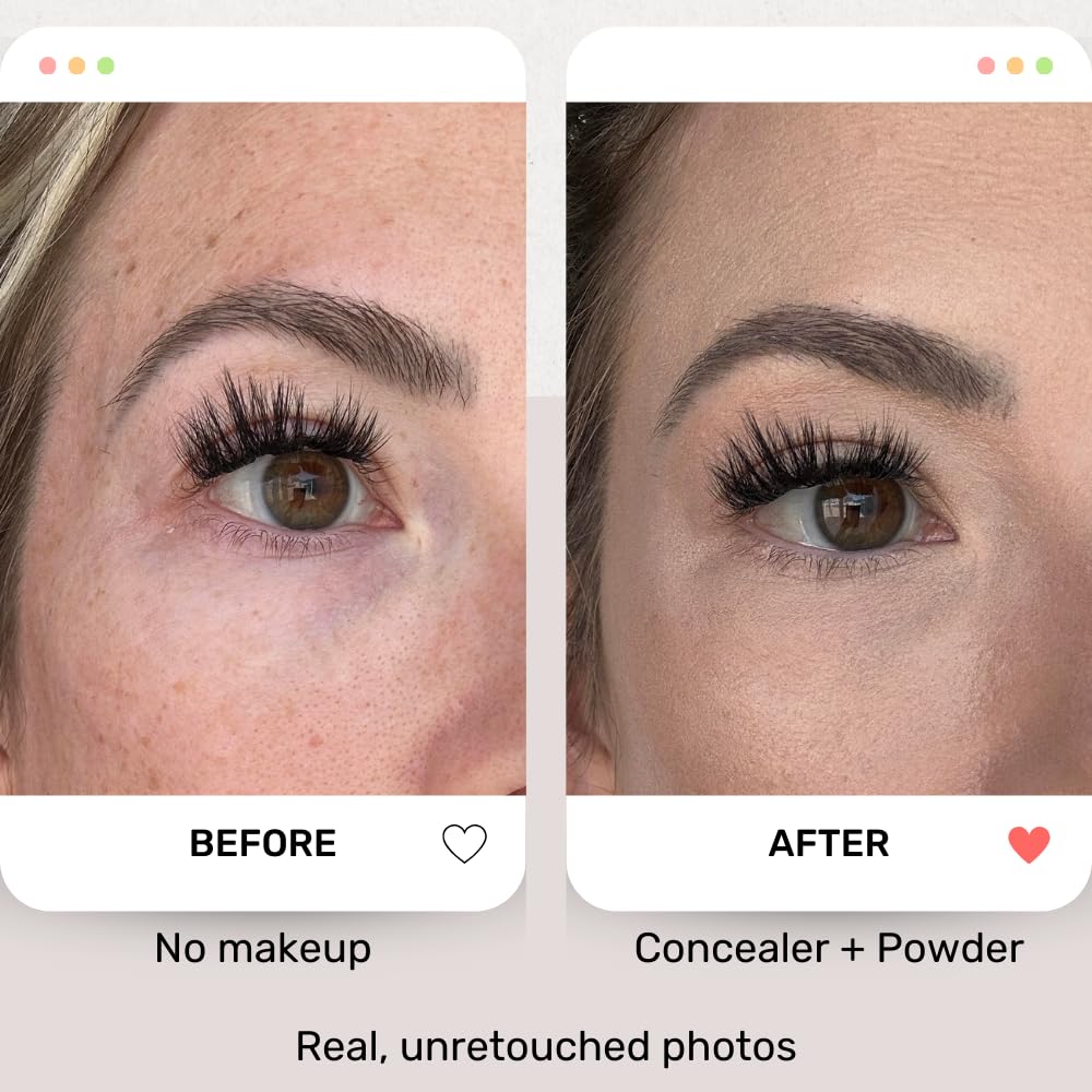 BaeBlu Organic Concealer, FULL Coverage Cover Up, 100% Natural, Made in USA, Coral Reef