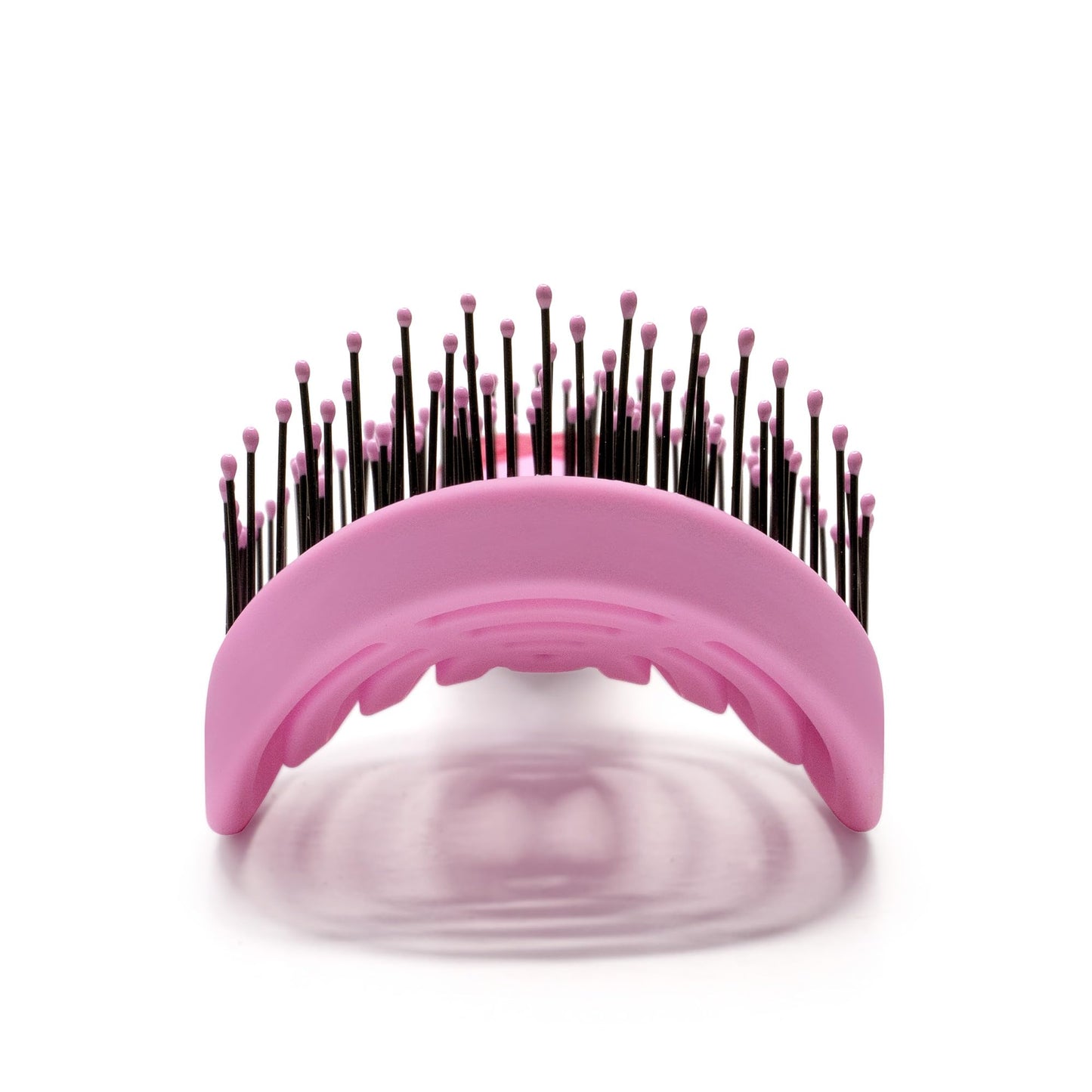 NuWay 4HAIR DoubleC PRO U.S. Patented Double Curved Detangling Brush is Hair Dryer Safe (Red Violet)