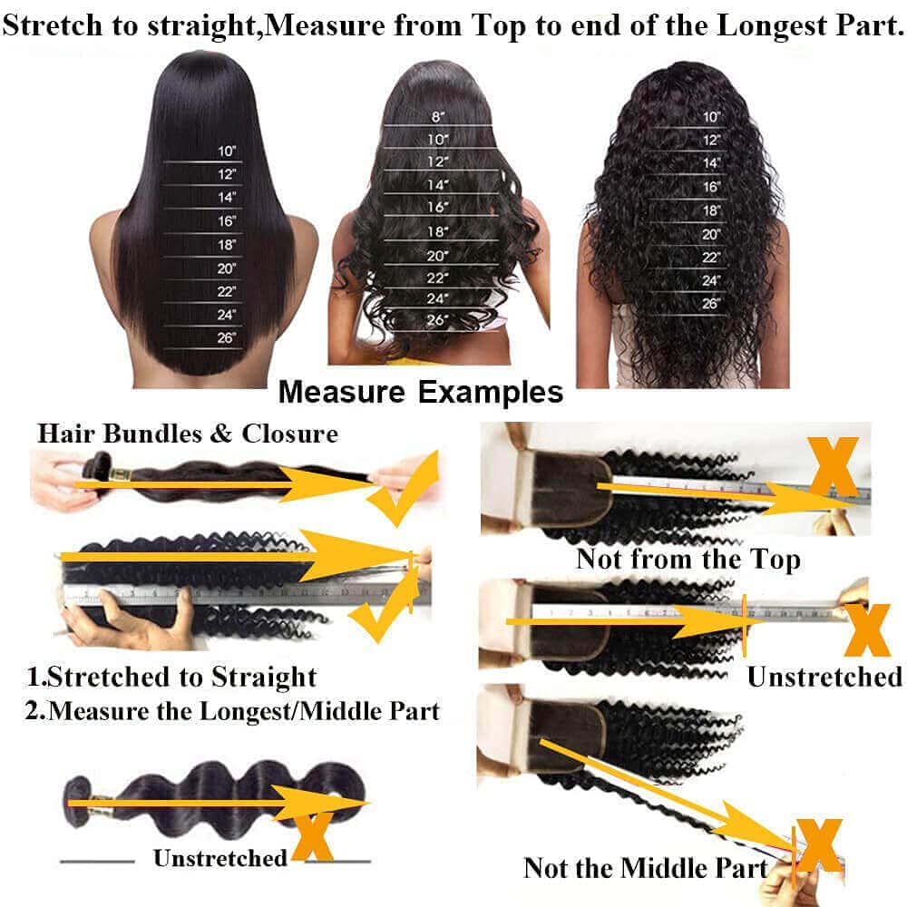 QTHAIR 12A Grade Body Wave Bundles with Frontal Human Hair Bundles with Lace Frontal Body Wave Hair Brazilian Virgin Hair Ear To Ear Frontal with Body Wave Bundles (12 14 14+10 frontal, Natural Color)