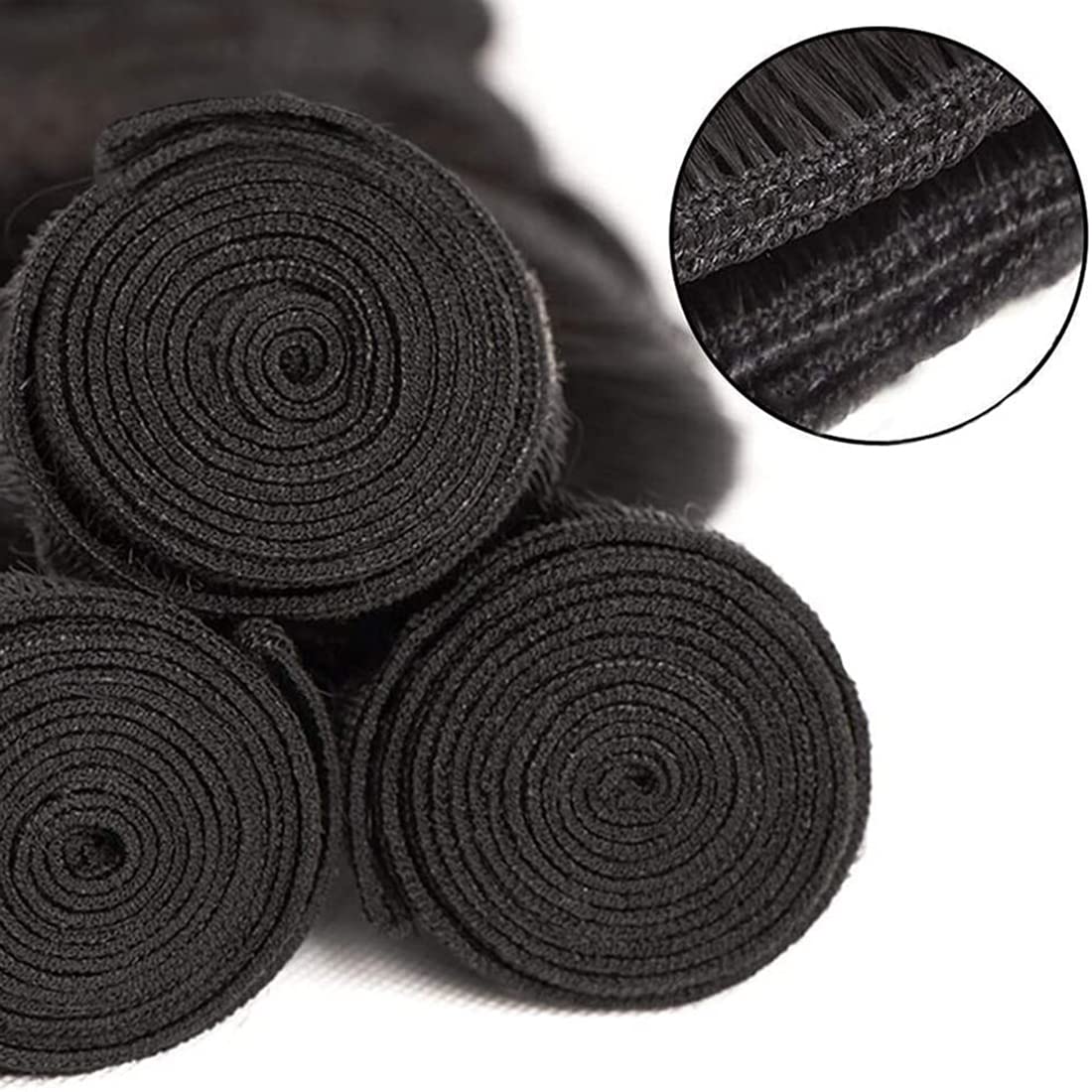 4 Bundles Human Hair Body Wave Bundles 20 22 24 26 inch 4 pack 12A Brazilian Virgin Hair Weave Bundles Human Hair 100% Unprocessed Human Hair Bundles Wavy Bundles Natural Black