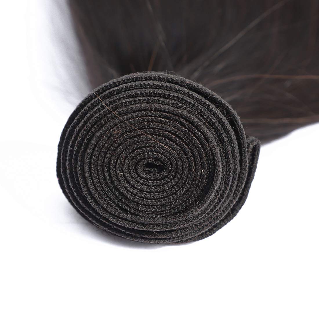 ANGIE QUEEN Brazilian Virgin Straight Hair Human Hair One Bundle 100% Unprocessed Human Hair Extention Weave Nature Black Color (28)