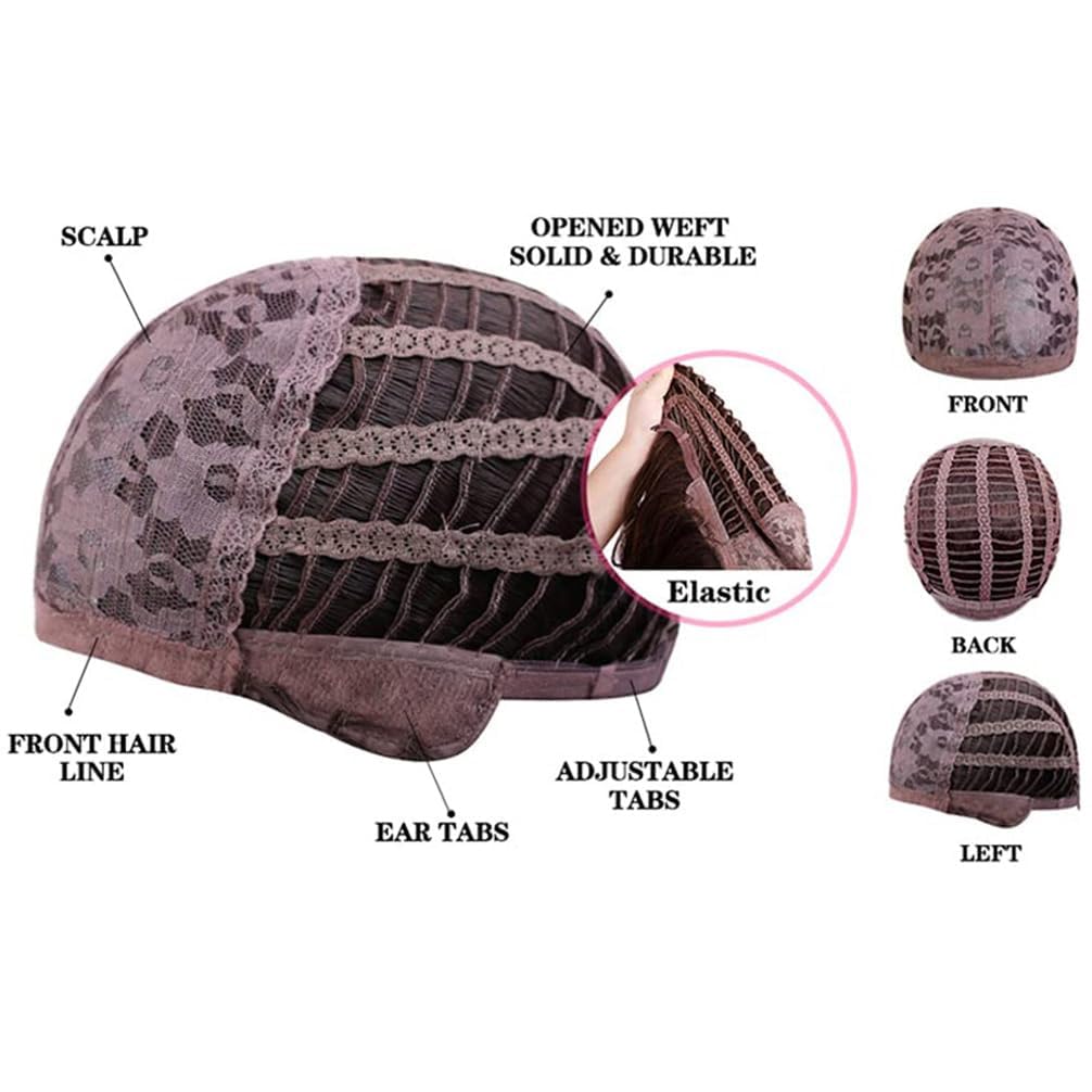 RightOn Men's Black Wig Short Black Wig and Mustache Black Bob Wigs for Men Halloween Party Costume Wigs