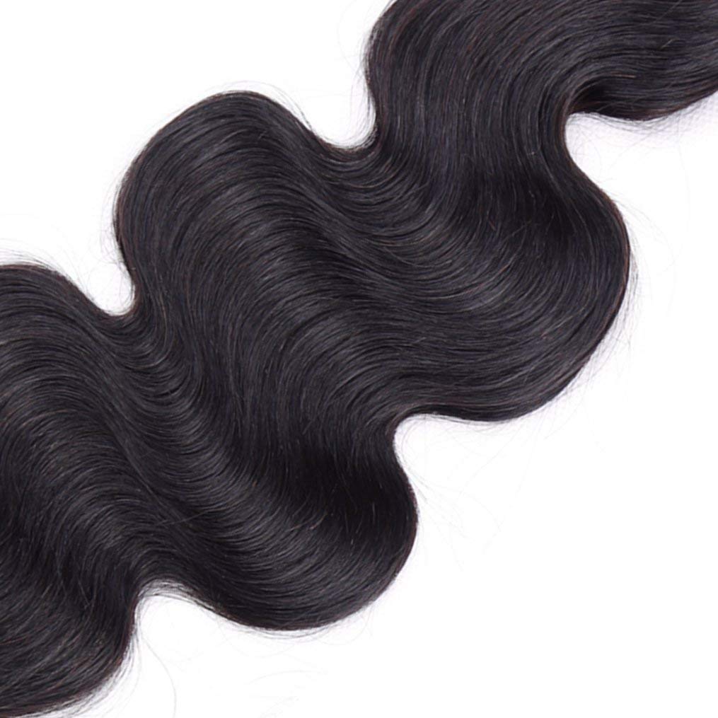 Odir Body Wave Human Hair One Bundles 20 Inch Unprocessed 10A Brazilian Body Wave Virgin Hair 1 Bundle Remy Hair Extensions 100g/Bundle Natural Color