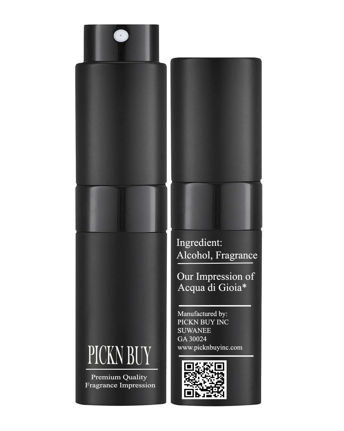 PICKN BUY Luxury Perfume for Women 0.34 Fl oz, Scent Compatible to Acqua Di Gioia Perfume, Made in USA, Long-Lasting Spray Comes in Refilable Bottle