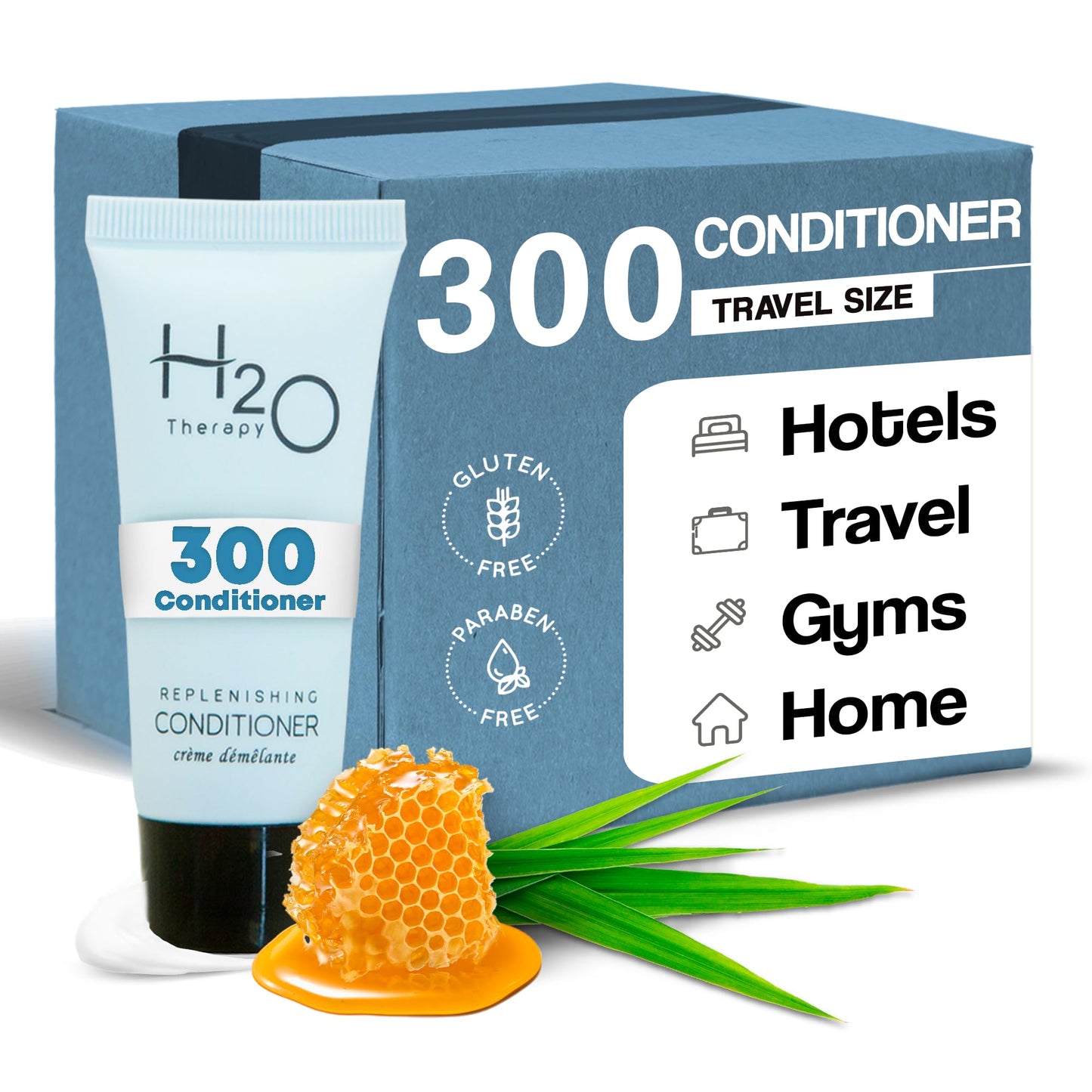 H2O Therapy Conditioner, Travel Size Hotel Hospitality, 0.85 oz (Case of 300)