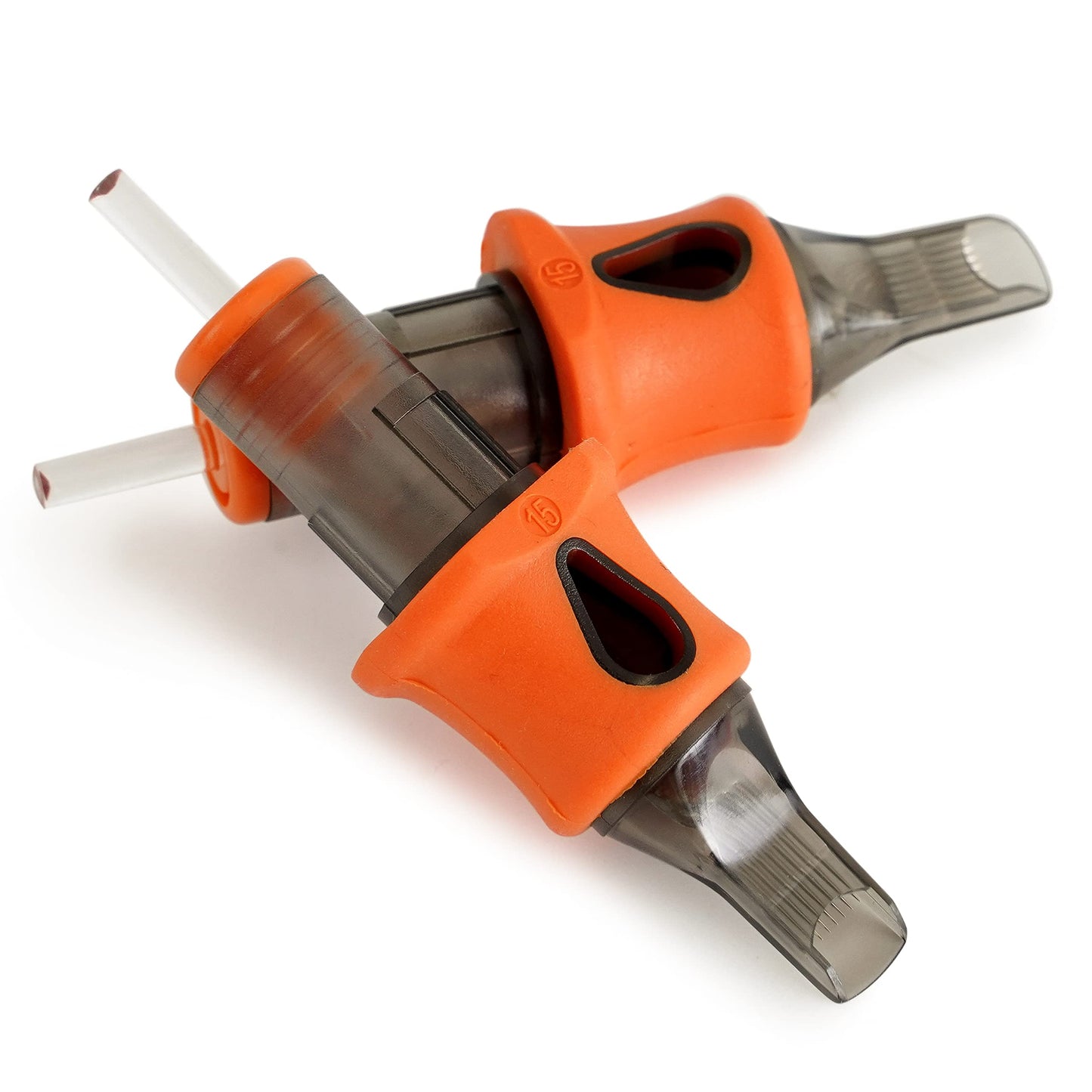 BEZTAT Ultra Premium Professional Tattoo Needles Cartridge w/Grip & Machine Covers Sleeves #08 Magnum 20 Pack (0815M1)