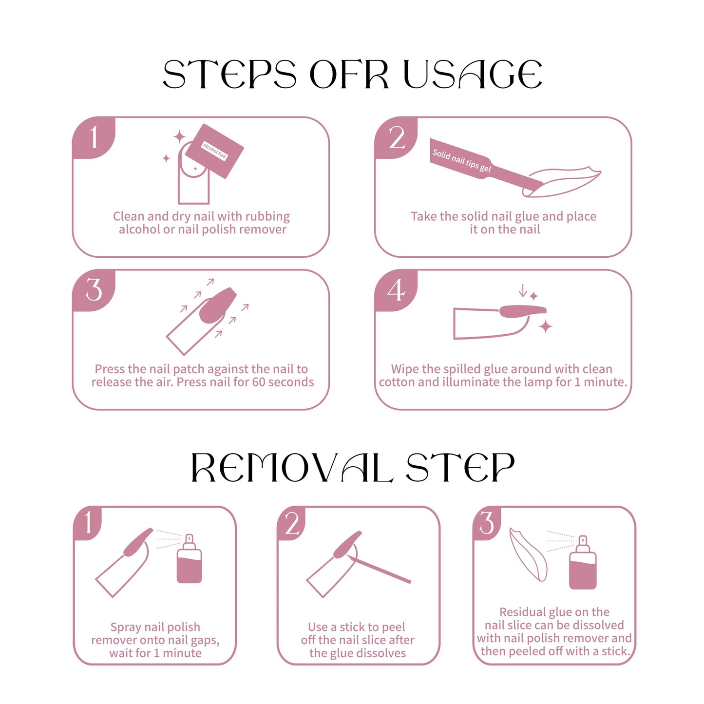 Lurenia • Lxssie Press On Nails - French Style with Pearl Embellishments and 3D Gold Texture - Reusable Nail Art Gift Set for Women (EXTRA SMALL-Brown Diamond, )