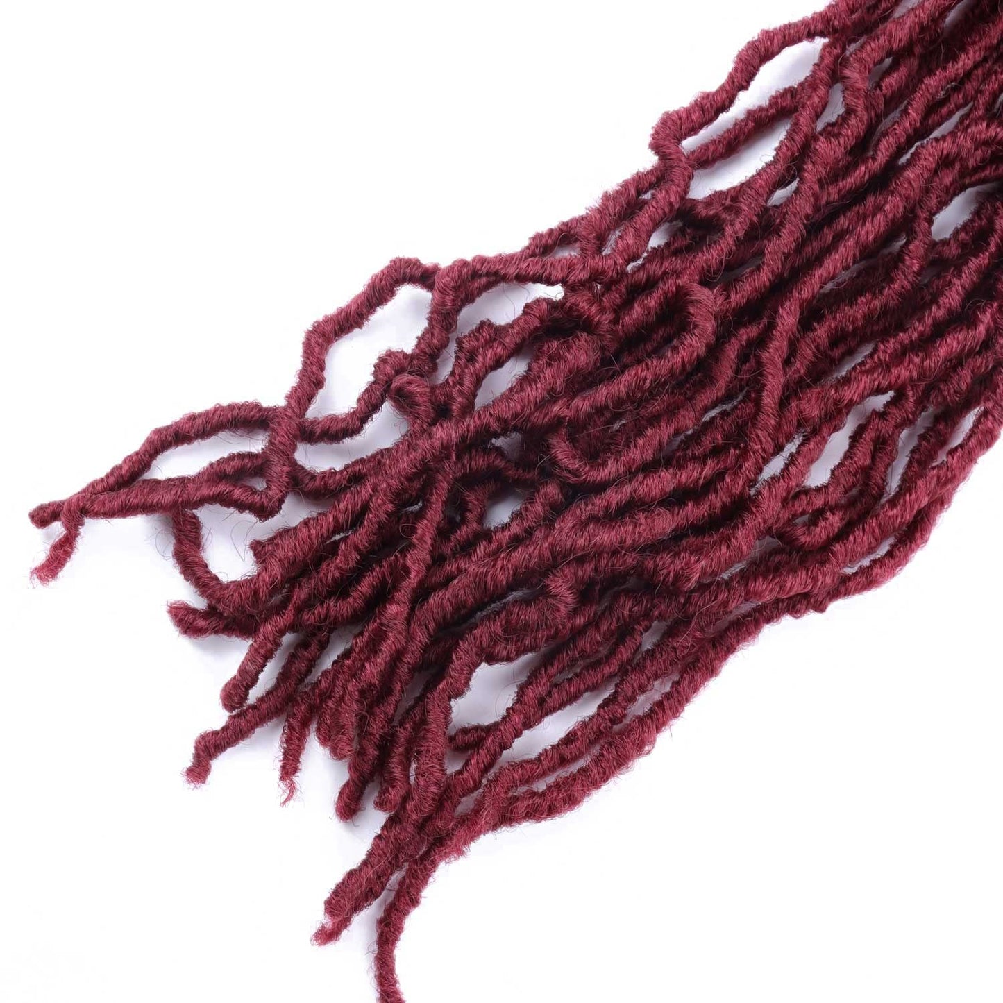 Datuoda 6 Packs 36 Inch Soft Locs Fox Locks Crochet Hair for Black Women Curly Wavy Loc Hair Faux Locs Crochet Braids (36 Inch (Pack of 6), BUG#)