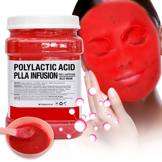 Angeland Jelly Mask for Facials Professional, Hydrating & Moisturizing Peel-Off Natural Gel Face Mask SkinCare, Professional Spa Use Jelly Face Masks, Deep Hydration & Glow 23 Fl Oz (Polylactic Acid)