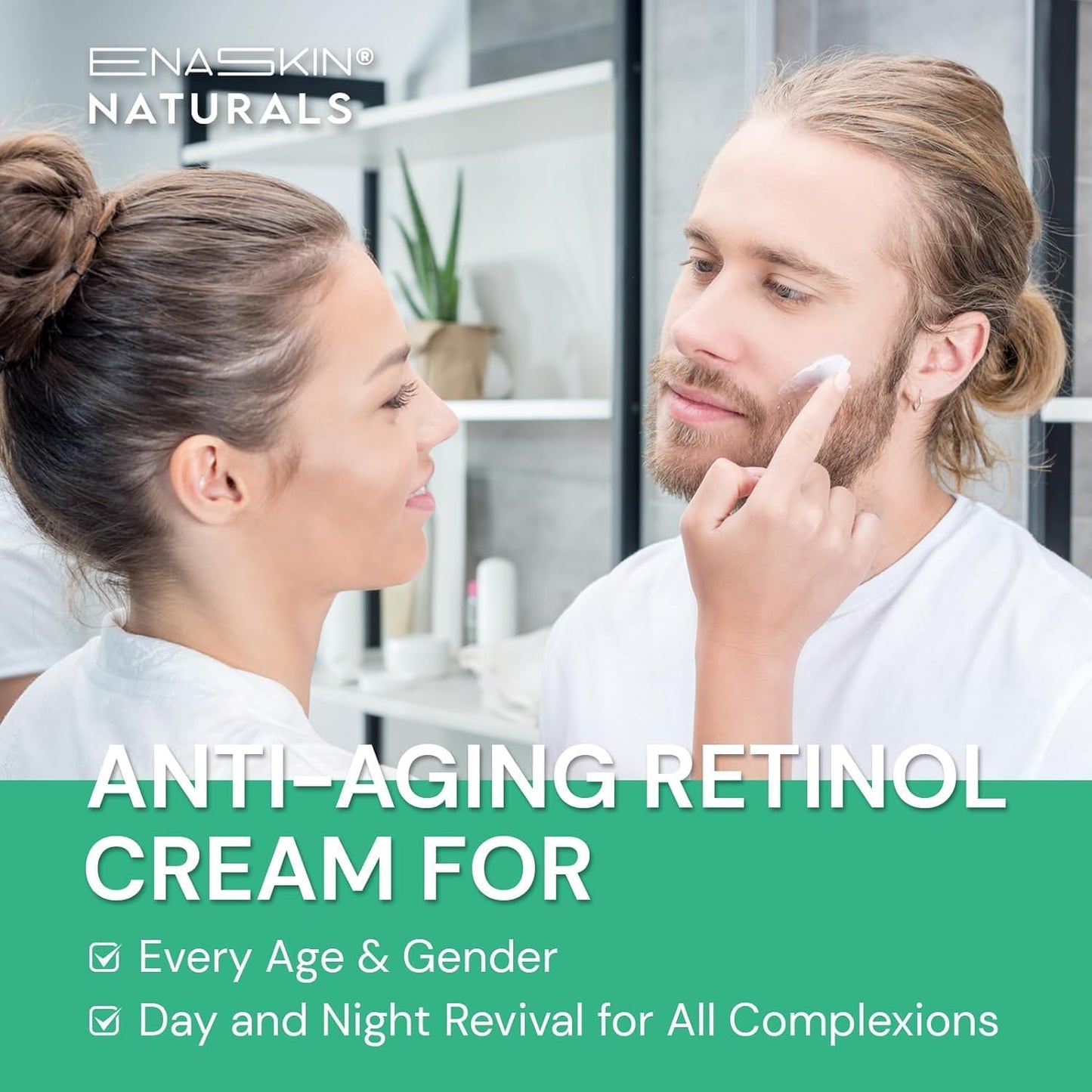 Retinol Moisturizer Face Cream Anti-Wrinkles: Anti Aging Collagen Day & Night Cream for Dry Skin - Daily Moisturizing Cream for Women & Men, Neck Wrinkles Reducer With Hyaluronic Acid and Niacinamide