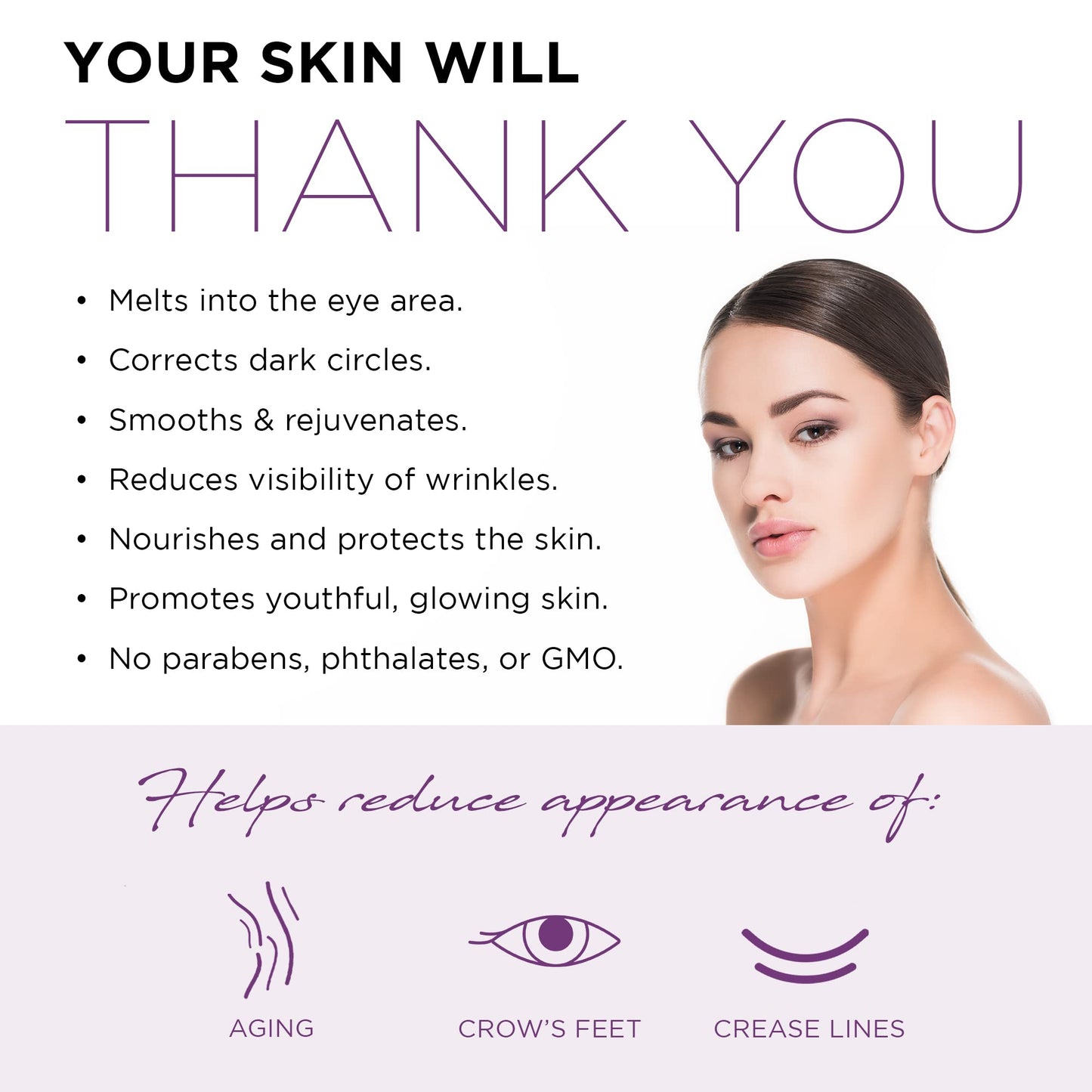 Azure Cosmetics Collagen & Vitamin C Anti Aging Eye Serum - Toning, De-Puffing Serum - Reduces Wrinkles, Fine Lines & Dark Circles - Minimizes Fatigue - Skin Care Made in Korea - 30mL / 1 fl.oz.