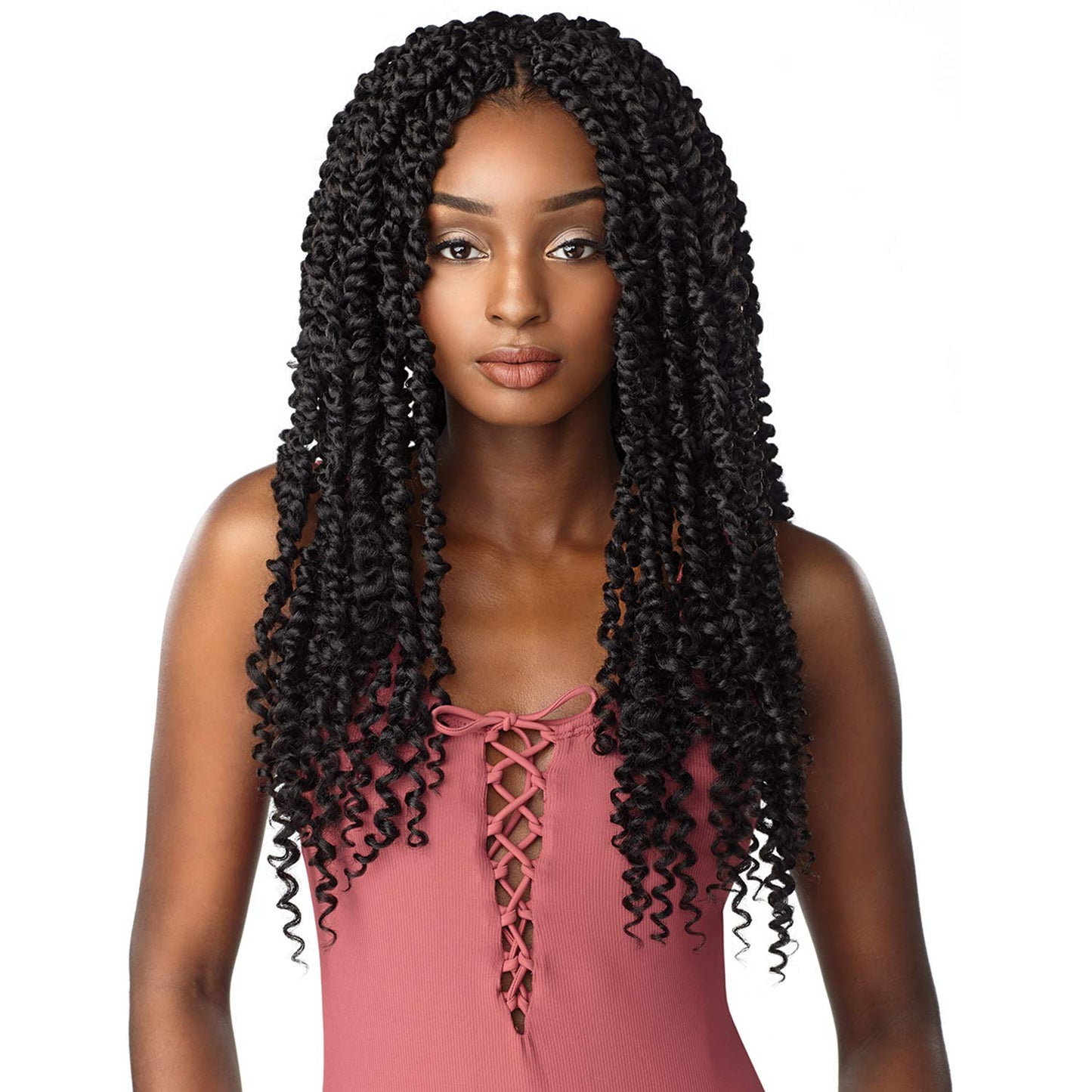 MULTI PACK DEALS! Sensationnel Crochet Braids Lulutress Passion Twist 18" (5-PACK, T1B/BG)