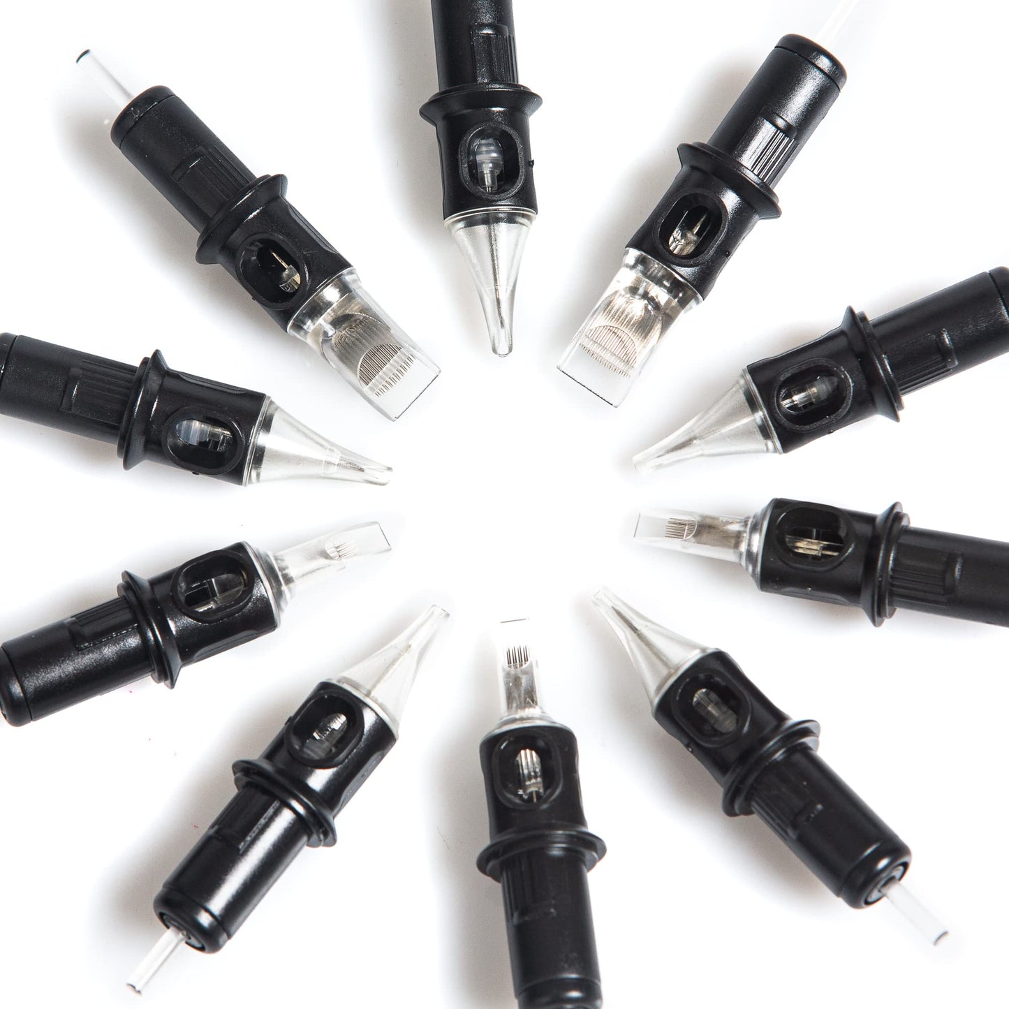 Illusionist Ultra Premium Professional Cartridge Needles w/Grip Wrap Tape #12 Round Liner 20 Pack (1203RL)