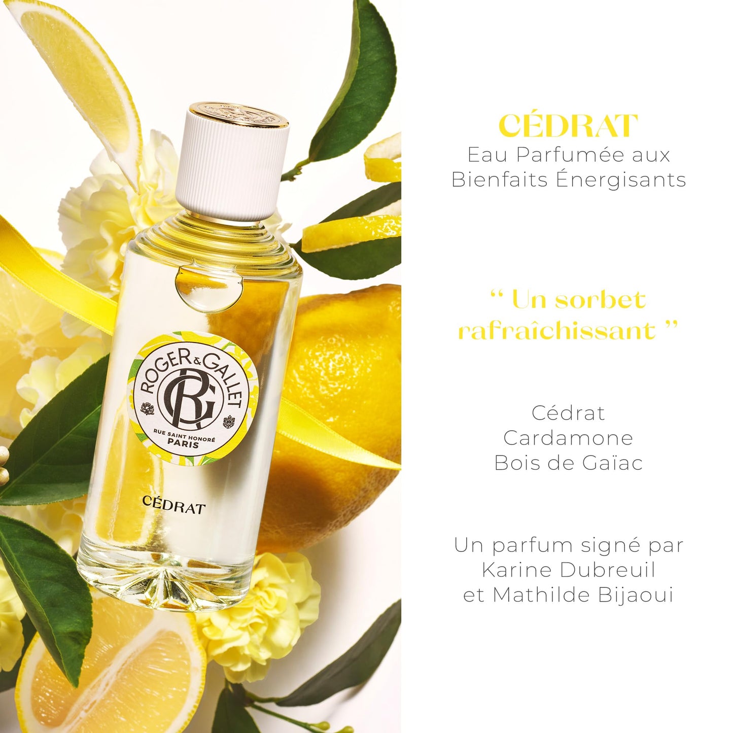 ROGER & GALLET | Fragrant Water Body Spray for Women | Cédrat - Citron 1 oz Spray