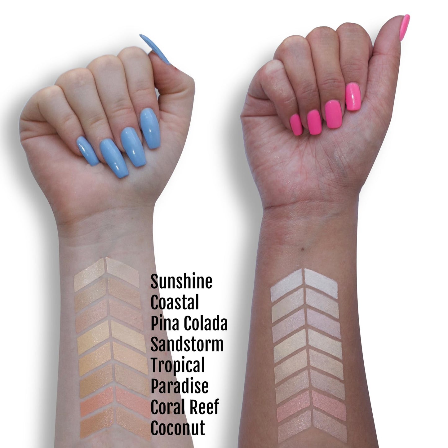 BaeBlu Organic Concealer, FULL Coverage Cover Up, 100% Natural, Made in USA, Coral Reef