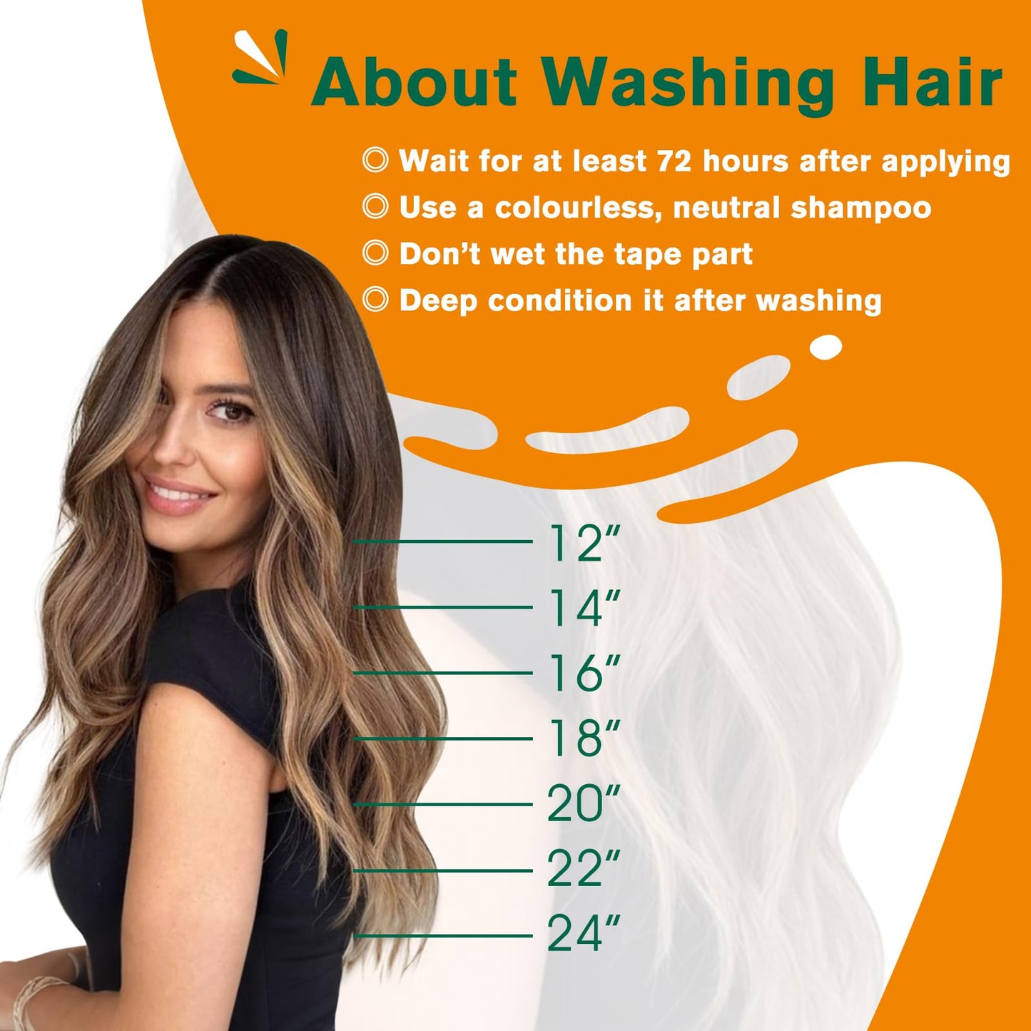 Easyouth Tape in Hair Extenisons Human Hair Blonde Balayage Tape in Extensions Human Hair Brown to Blonde Ombre Tape ins Human Hair Extensions Short Straight Hair 12 Inch 20pcs 30g Remy Hair Extension