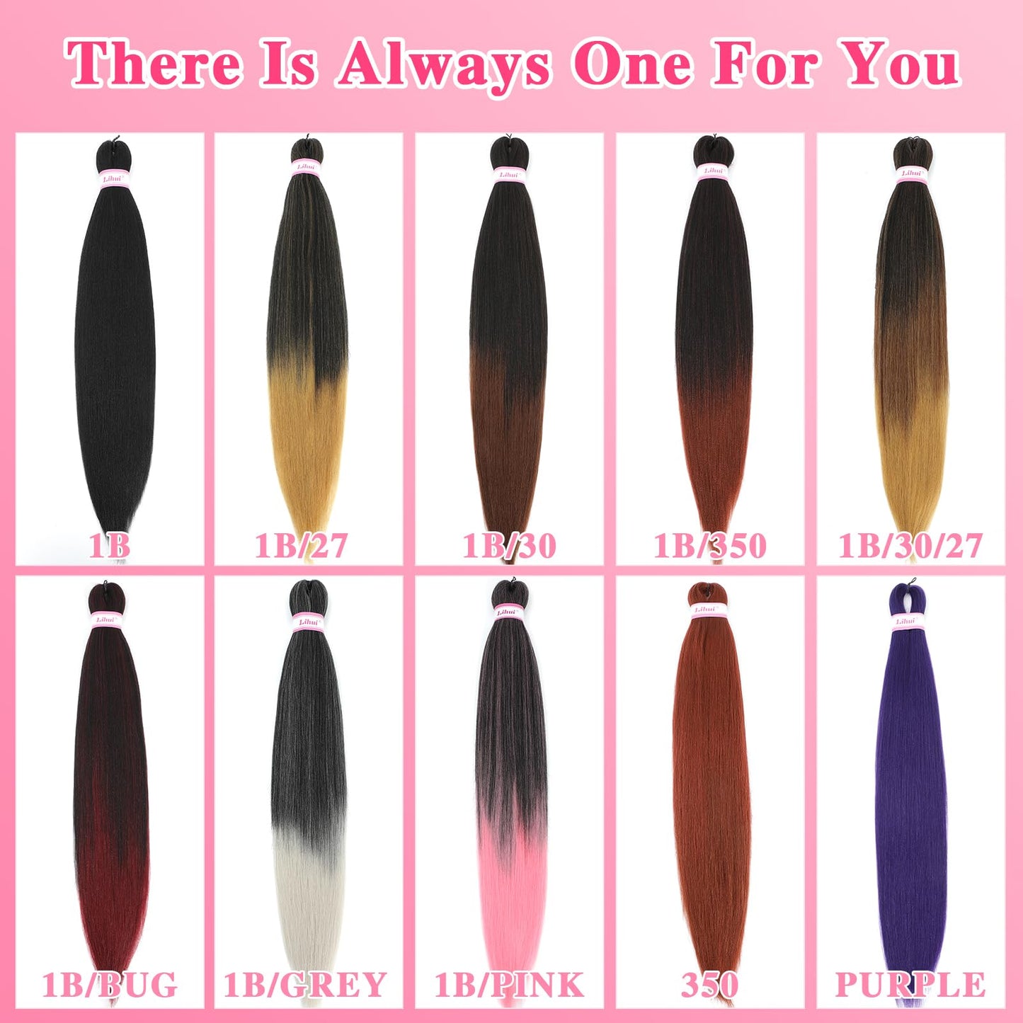 Black Braiding Hair Pre Stretched 30 Inch 2 Packs 1B Braiding Hair Professional Yaki Straight Braiding Hair for Box Braids Crochet Braids(1B, 2 Packs, 30 Inch)