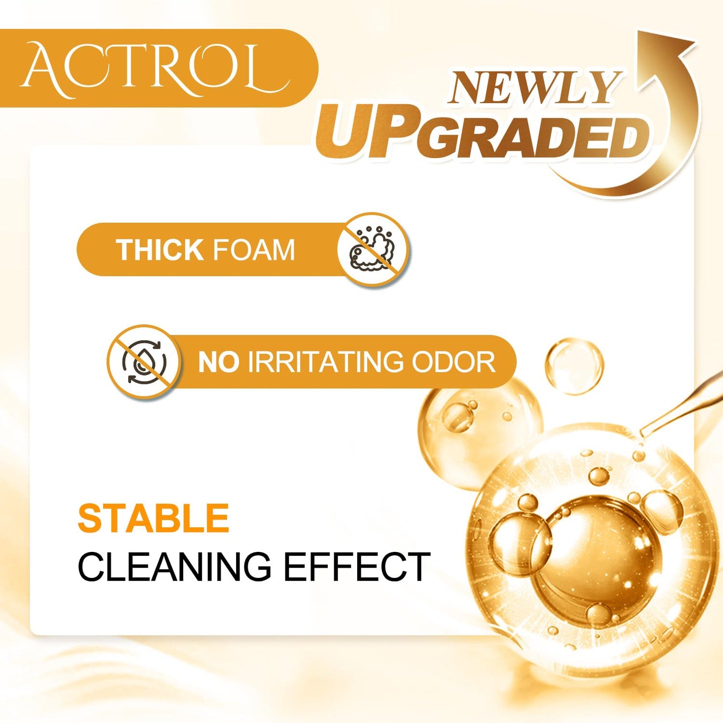 ACTROL Eyelash Extension Cleanser Gallon Unscented 3.8L Natural Lash Extension Shampoo Professional Eyelid Foaming Cleanser Paraben & Sulfate Free Non-lrritating with Salon and Home Care