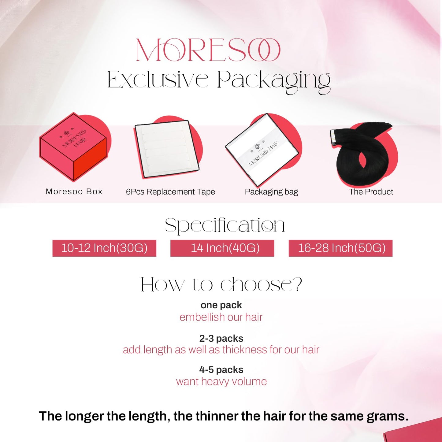 Moresoo Wine Red Tape in Hair Extensions Real Human Hair Tape in Extensions Burgundy Hair Extensions Human Hair Tape in Seamless Human Hair Extensions 10 Inch #99J 20pcs 30g