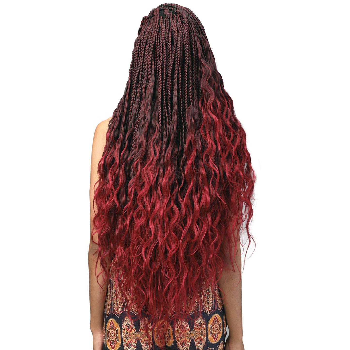 MULTI PACK DEALS! Bobbi Boss Synthetic Hair Braids Pre-Feathered 3X King Tips Body Wave 28" (3-PACK, T1B/BUG)