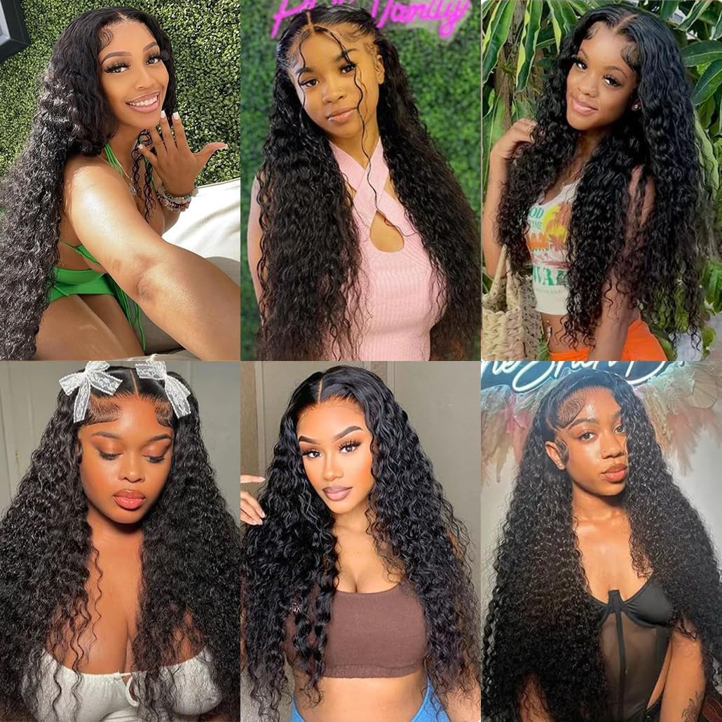 Selina 4 Bundles 18''20"22"24" Kinky Curly Bundles Human Hair Bundles Unprocessed Remy Hair Extensions Brazilian Virgin Human Hair 100 Gram/Bundle (18 20 22 24inch, Natural Color)