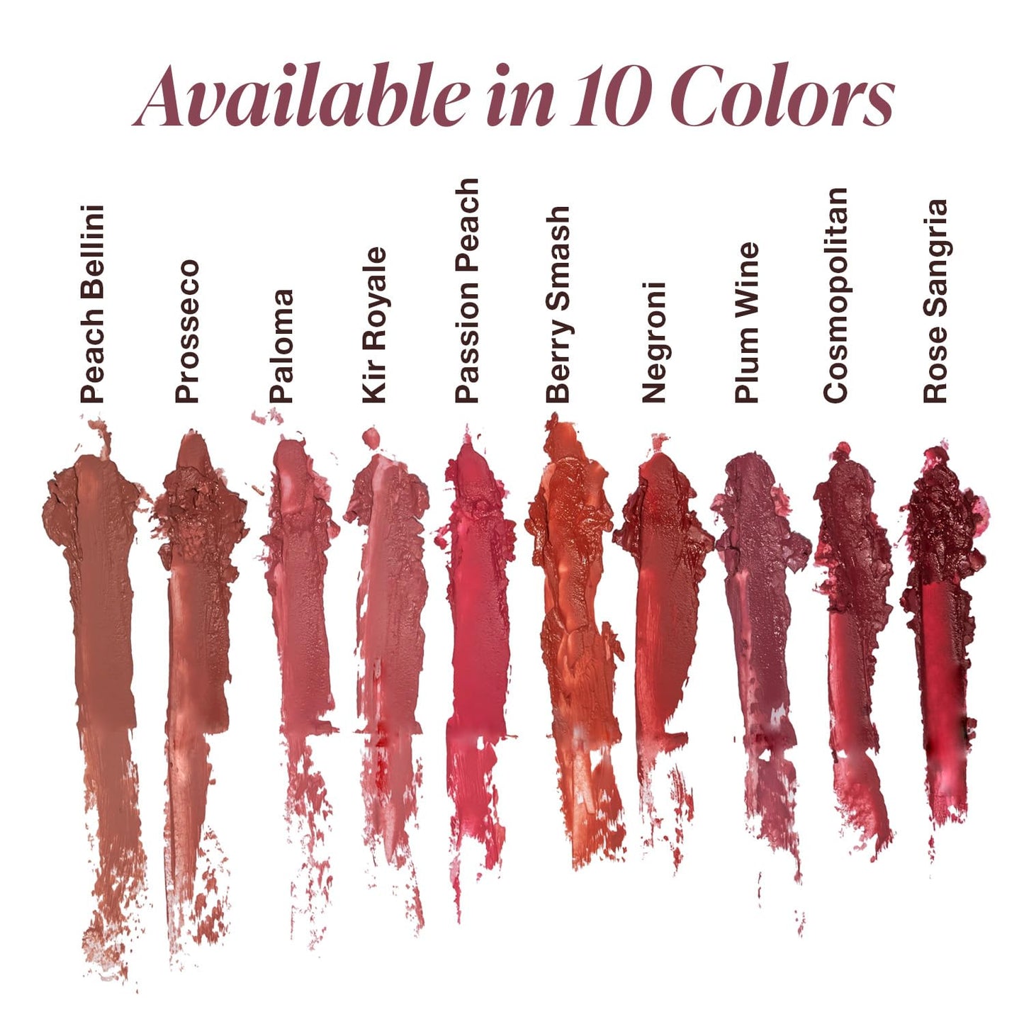 Mineral Fusion Lipstick, Vivid & Smudge-Free Lip Color with Avocado Oil, Cocoa Seed Butter & More, Long-Lasting Vegan Lipstick, FD&C Dye-Free, Cruelty-Free, Paraben-Free, Gluten Free, Rose Sangria
