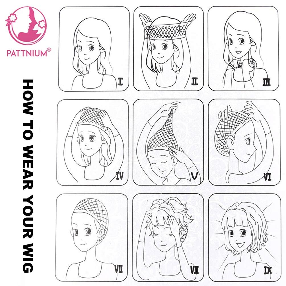 PATTNIUM Rose Ombre Blue Wig for Kids Child Hot Pink to Blue Wig Long Wavy Curly Ombre Blue Wig Heat Resistant Synthetic Hair Wigs