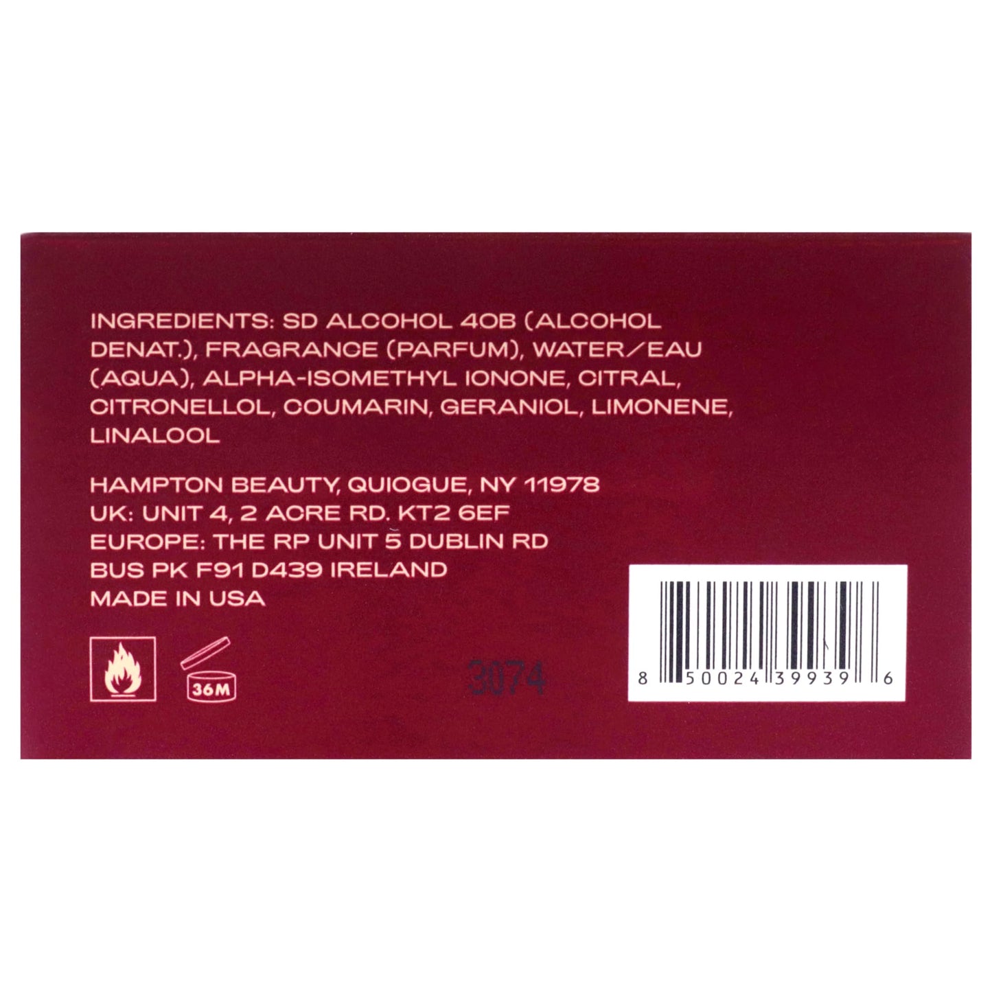 ROYALTY BY MALUMA Garnet from - Perfume for Men - Energetic and Daring Scent - Opens with Notes of Lavender and Pink Pepper - Perfect for Date Night or Evening Out - 2.5 oz EDP Spray