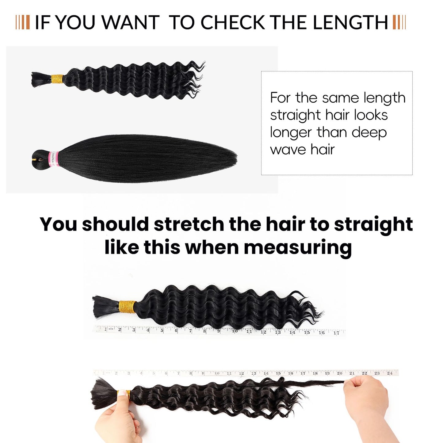 Dorsanee Deep Wave Bulk Hair for Braiding 18 Inch 2 Bundles 200g Chocolate Brown Curly Braiding Hair for Boho Braids No Weft Wet and Wavy Braiding Hair Extensions (#4,100g/bundle)