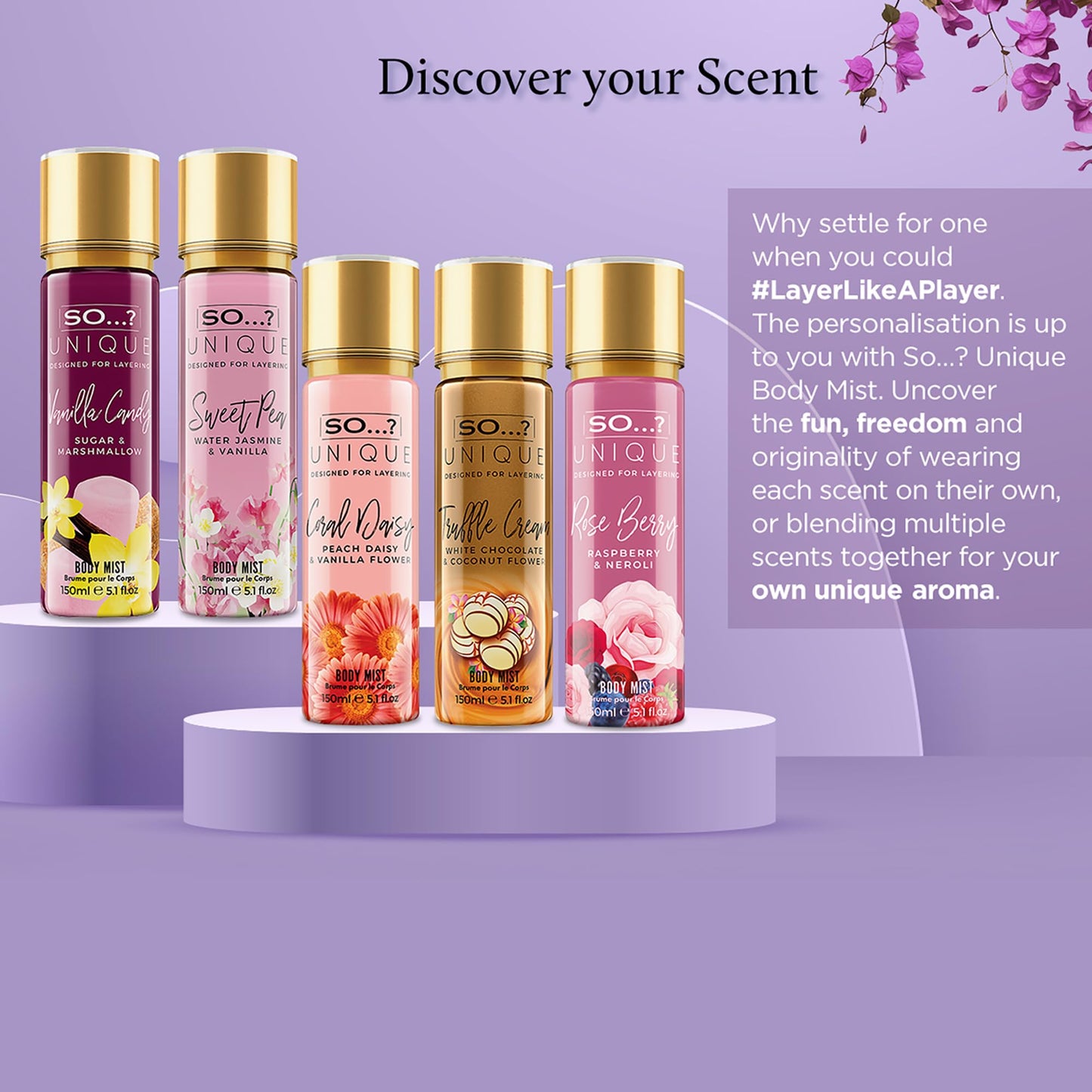 So…?...? Unique Peony Blush Body Mist - Floral, Fruity Vanilla Perfume with Bergamot and Pear Notes - Perfume for Women - Body Spray for Women - 5.1 oz