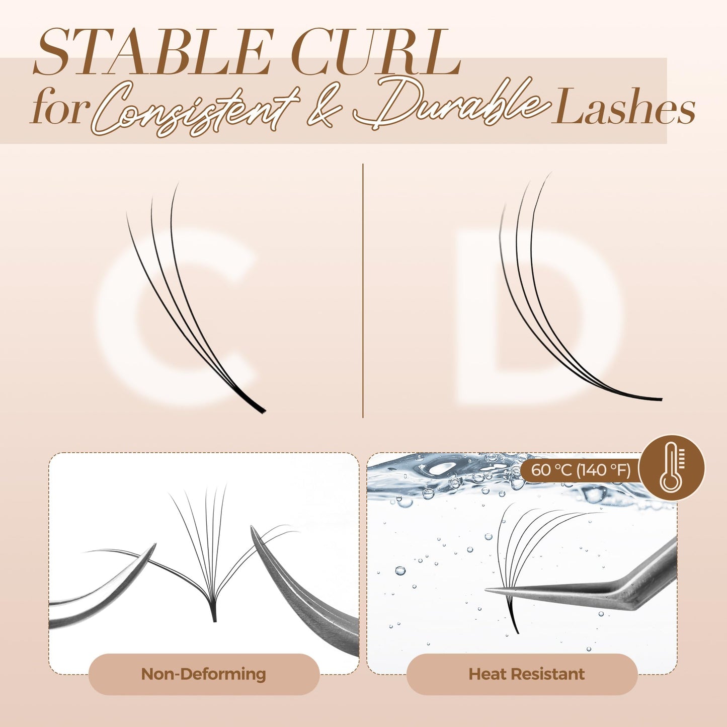 LASHVIEW Premade Lash 120 Fans, 5D, C Curl Thickness 0.07 Premade Fans Eyelash Extensions 8-15 mm Mixed Length Promades Eyelash Fans Professional Pre Made Lash Fans (120 Fans 5D-0.07-C 8-15mm)