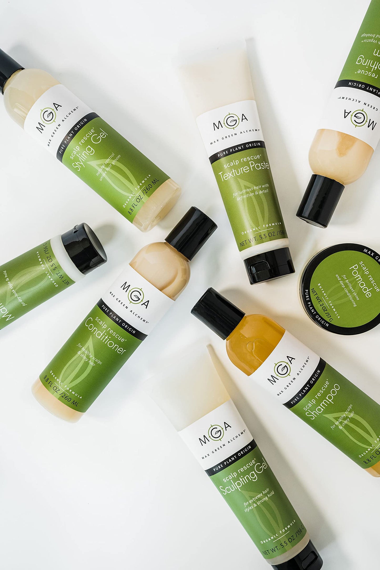 Scalp Rescue Styling Gel, Organic Unisex Formula Controls Frizz and Fly Away Hair, Curly Hair Community Favorite Gives Flexible Natural Hold, Fights Humidity, Alcohol Free & Water Based | 8.8 Fl Oz