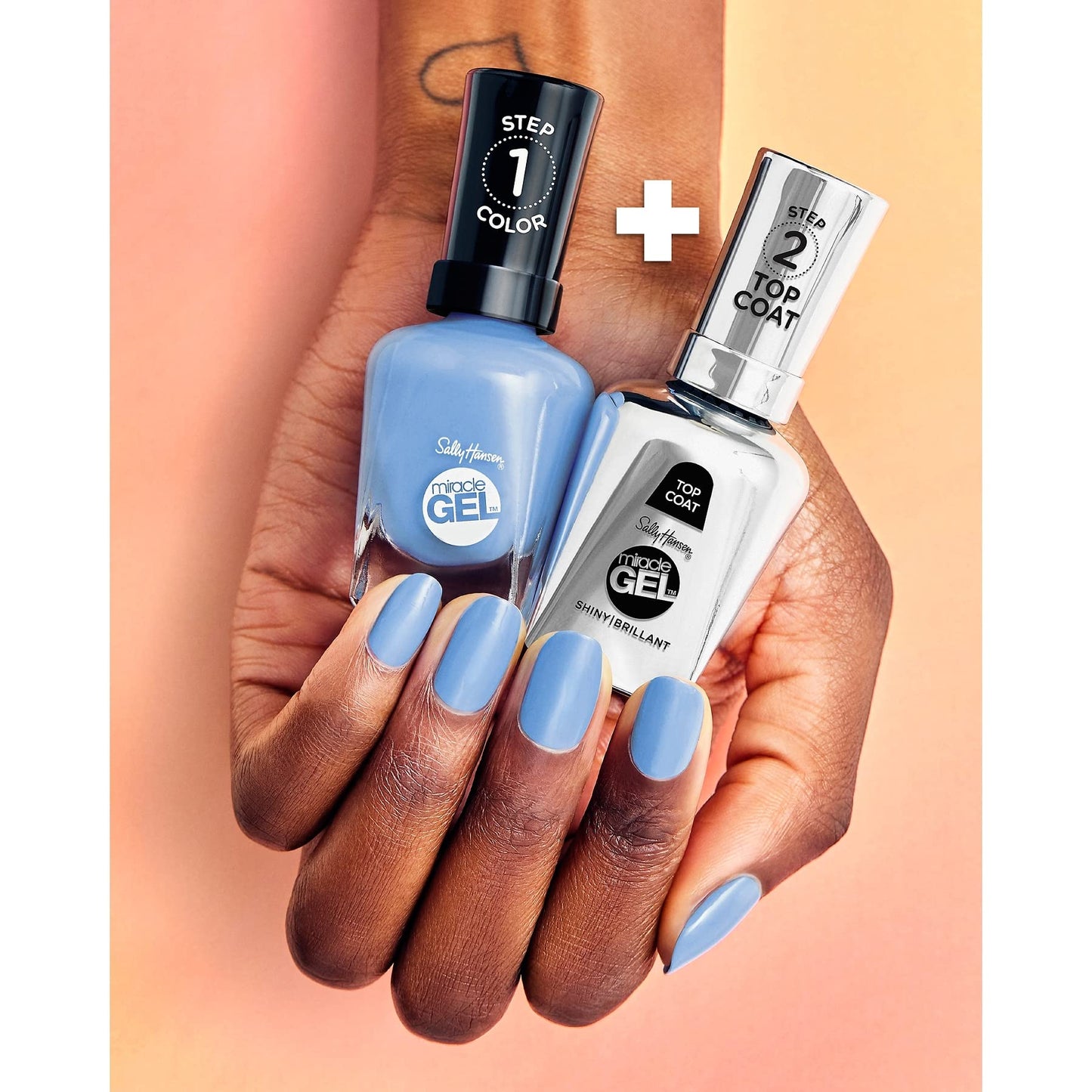 Sally Hansen Miracle Gel™, Out of this Pearl, Long Lasting, Gel-Like Formula, No UV Lamp Needed, Pink Nail Polish