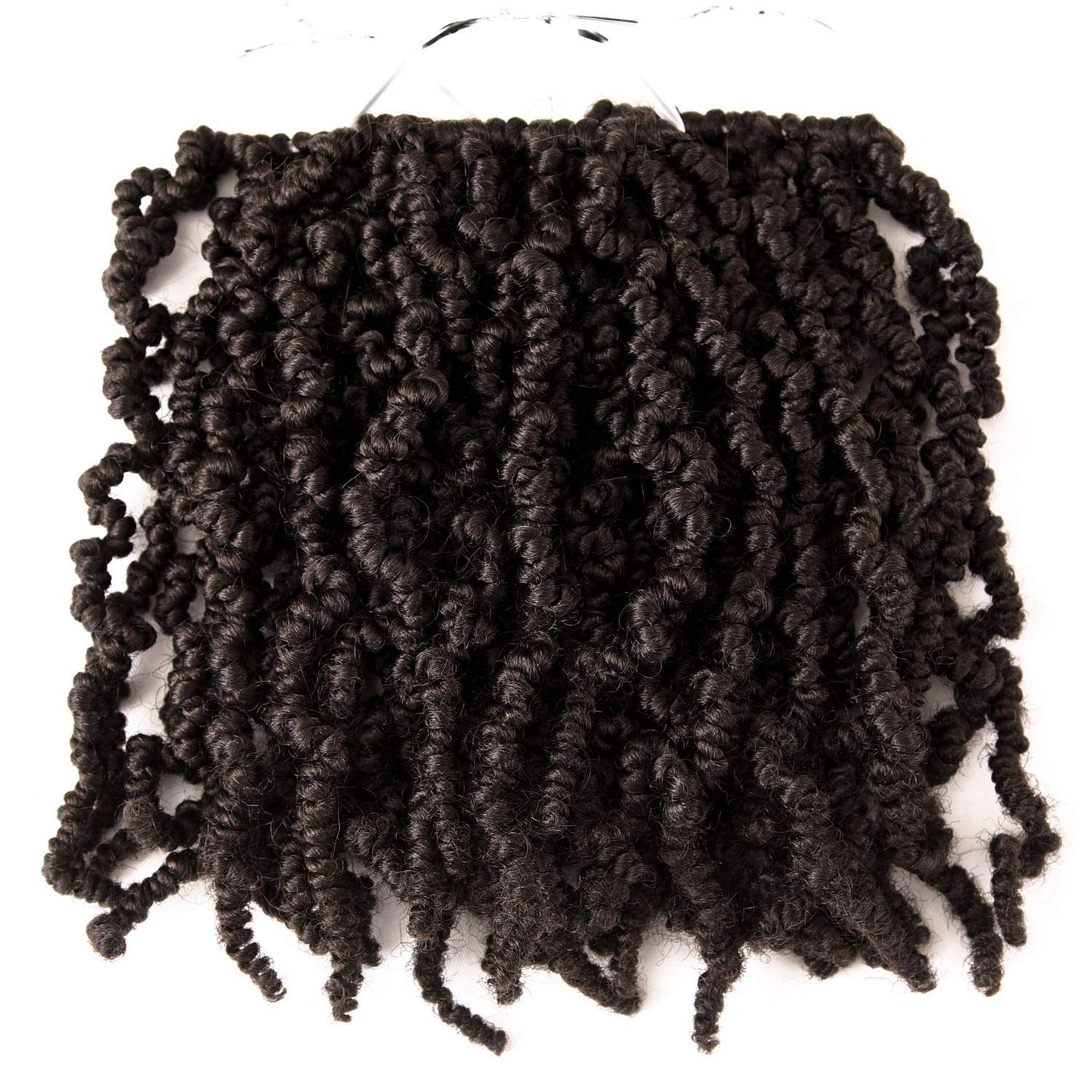 3 Packs Short Curly Spring Pre-twisted Braids Synthetic Crochet Hair Extensions 10 inch 15 strands/pack Ombre Crochet Twist Braids Fiber Fluffy Curly Twist Braiding Hair Bulk (10“ (pack of 3), 4#)