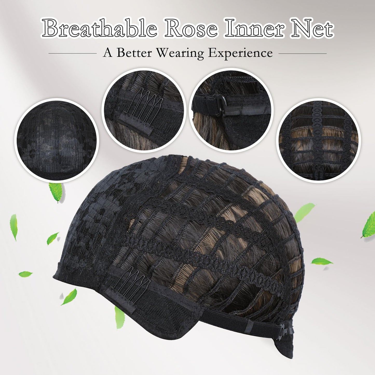 MOSINA Curly Wavy wig with Bangs for Women,14 inches Black and White Gradient Short Bob Wigs for Black Women,Heat Resistant Fiber Wig for Suitable for work, parties and other occasions Use