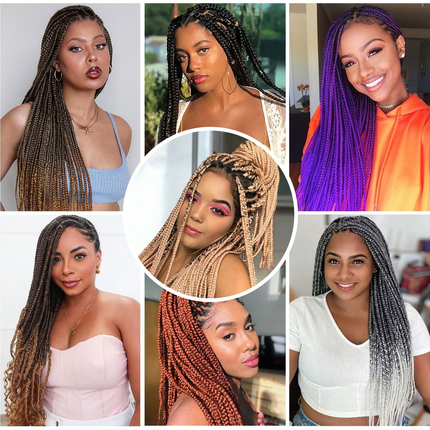 Black Braiding Hair Pre Stretched 30 Inch 2 Packs 1B Braiding Hair Professional Yaki Straight Braiding Hair for Box Braids Crochet Braids(1B, 2 Packs, 30 Inch)