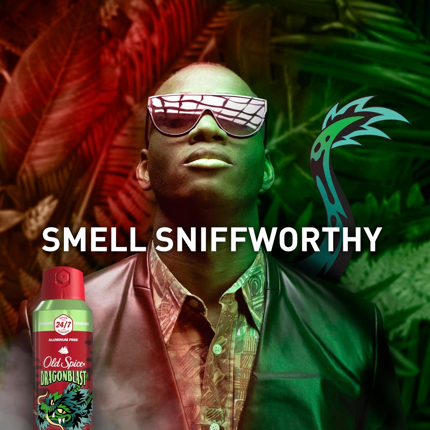 Old Spice Aluminum Free Body Spray for Men, 24/7 Odor Protection, 24/7 Lasting Fragnance & Freshness, Cologne Quality Scent, Dragonblast with Warm Woodsy Scent, 5.1 oz (Pack of 3)