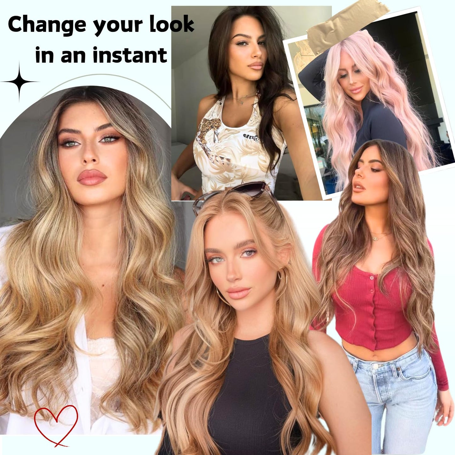 Dark Brown Tape in Hair Extensions Human Hair for Women Invisible Remy Human Hair Extensions Tape in Hair