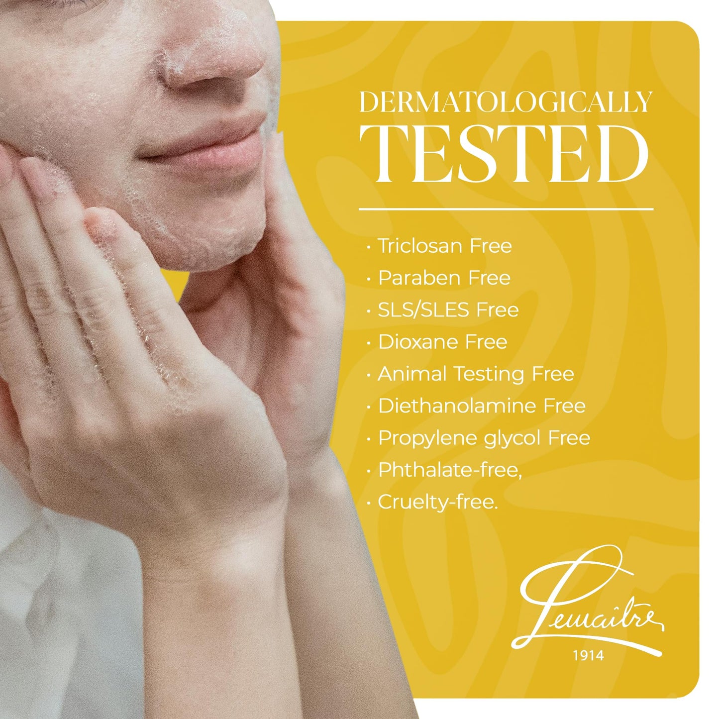 LEMAITRE Glycerin Soap - Vegan Transparent Bar, Gentle Cleanse, Vegan Bar, Cruelty-Free, Fragrances & Skin care for Women, Men (3.17 Ounce (Pack of 1), Traditional)