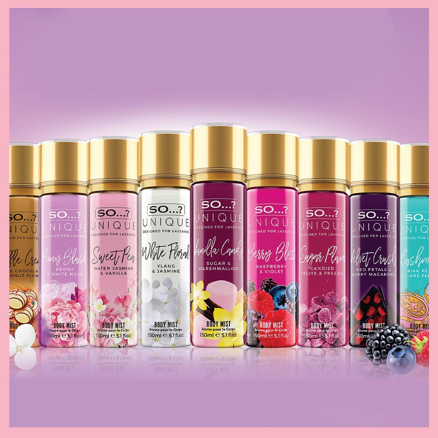 So…?...? Unique Peony Blush Body Mist - Floral, Fruity Vanilla Perfume with Bergamot and Pear Notes - Perfume for Women - Body Spray for Women - 5.1 oz