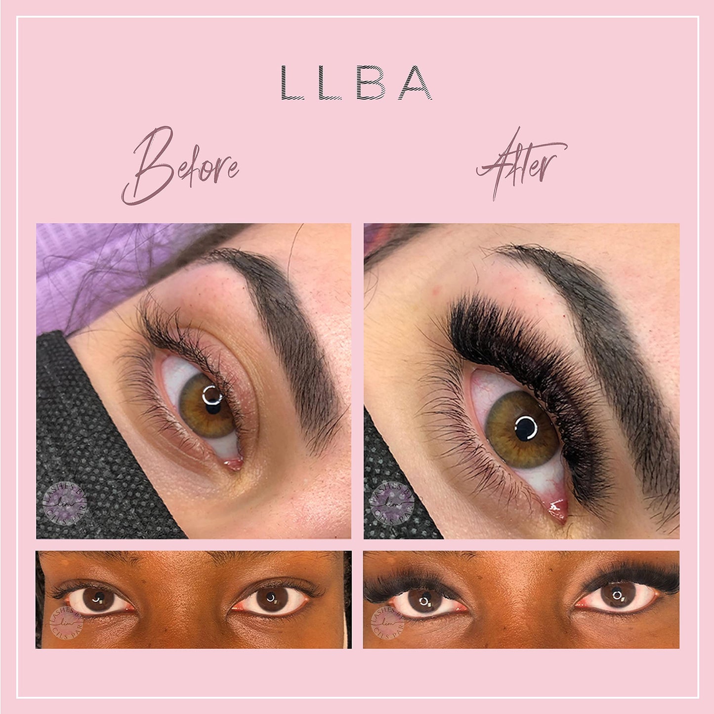 LLBA Promade Fans | Handmade Volume Eyelashes | Multi Selections From 3D To 16D | C CC D DD L M Curl | Thickness 0.03 ~ 0.1 mm | 8 - 20mm Length | Long Lasting | Easy Application (10D-0.03 D 8 mm)