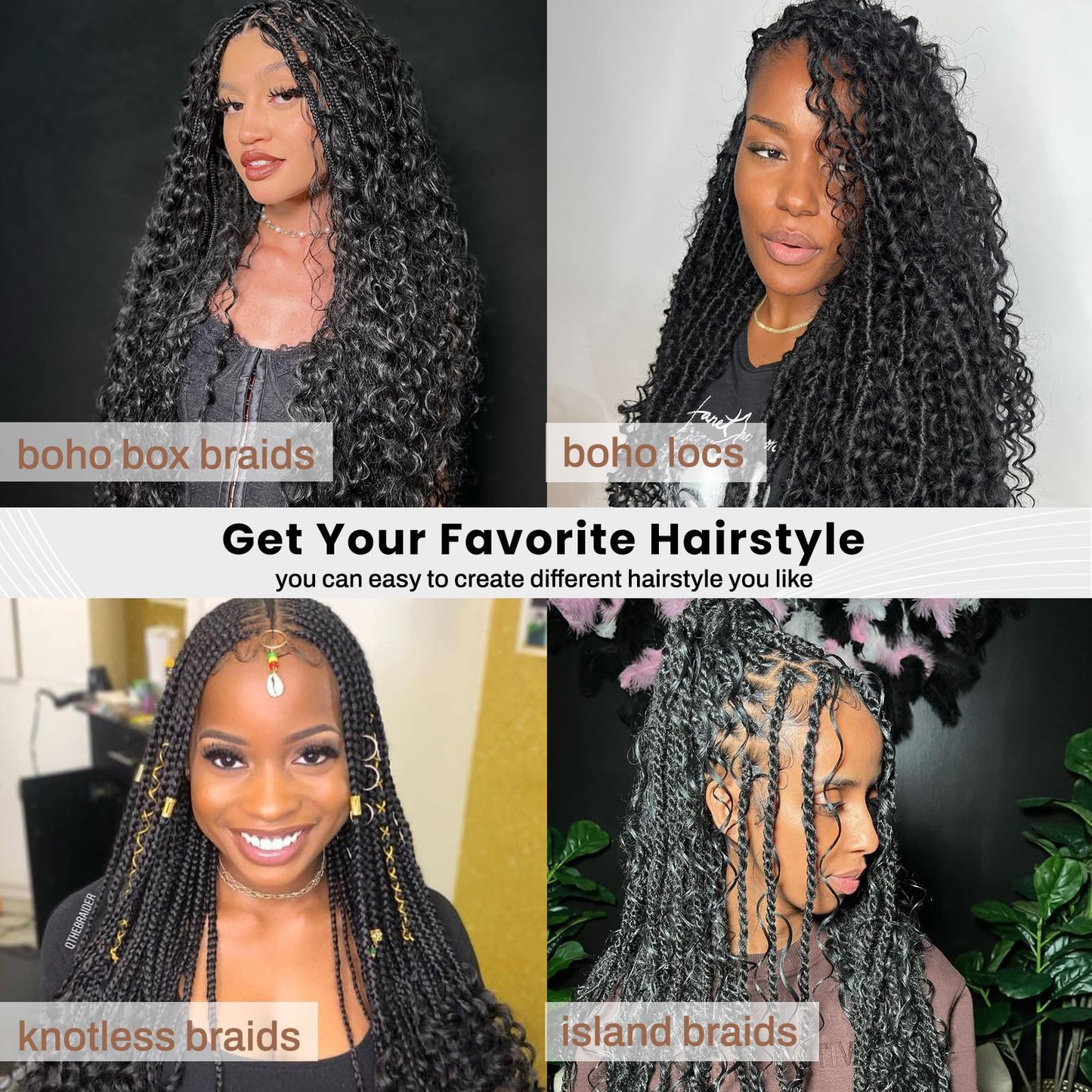 Dorsanee Deep Wave Bulk Hair for Braiding 18 Inch 2 Bundles 200g Chocolate Brown Curly Braiding Hair for Boho Braids No Weft Wet and Wavy Braiding Hair Extensions (#4,100g/bundle)